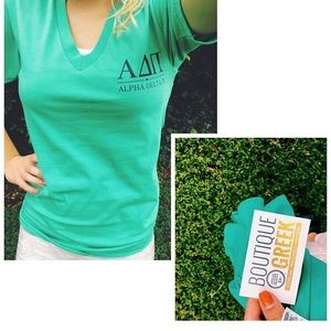 green tee ALPHA DELTA PHI